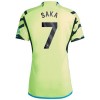 Camiseta de fútbol Arsenal Saka 7 Segunda Equipación 23-24 - Hombre